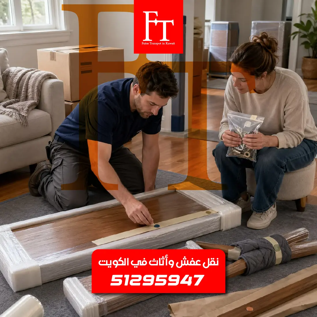 نجار محترف يفك أثاث ايكيا في الكويت