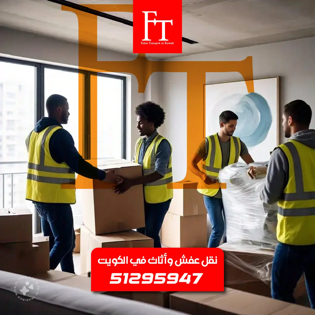 فريق العمل المحترف في شركة فيوتشر للنقل بالكويت